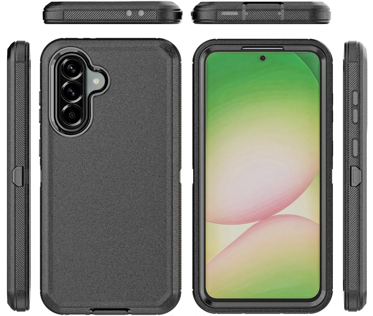 Tech Air The Samsung A17 Rugged Case Offers A Perfect Fit, Easy Access, And Ultimate Protection-Complete With An Inbuilt Screen Protector To