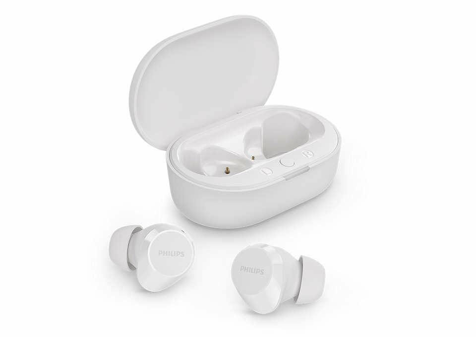 Philips Headphones/Headset True Wireless Stereo (Tws) In-Ear Calls/Music Bluetooth White