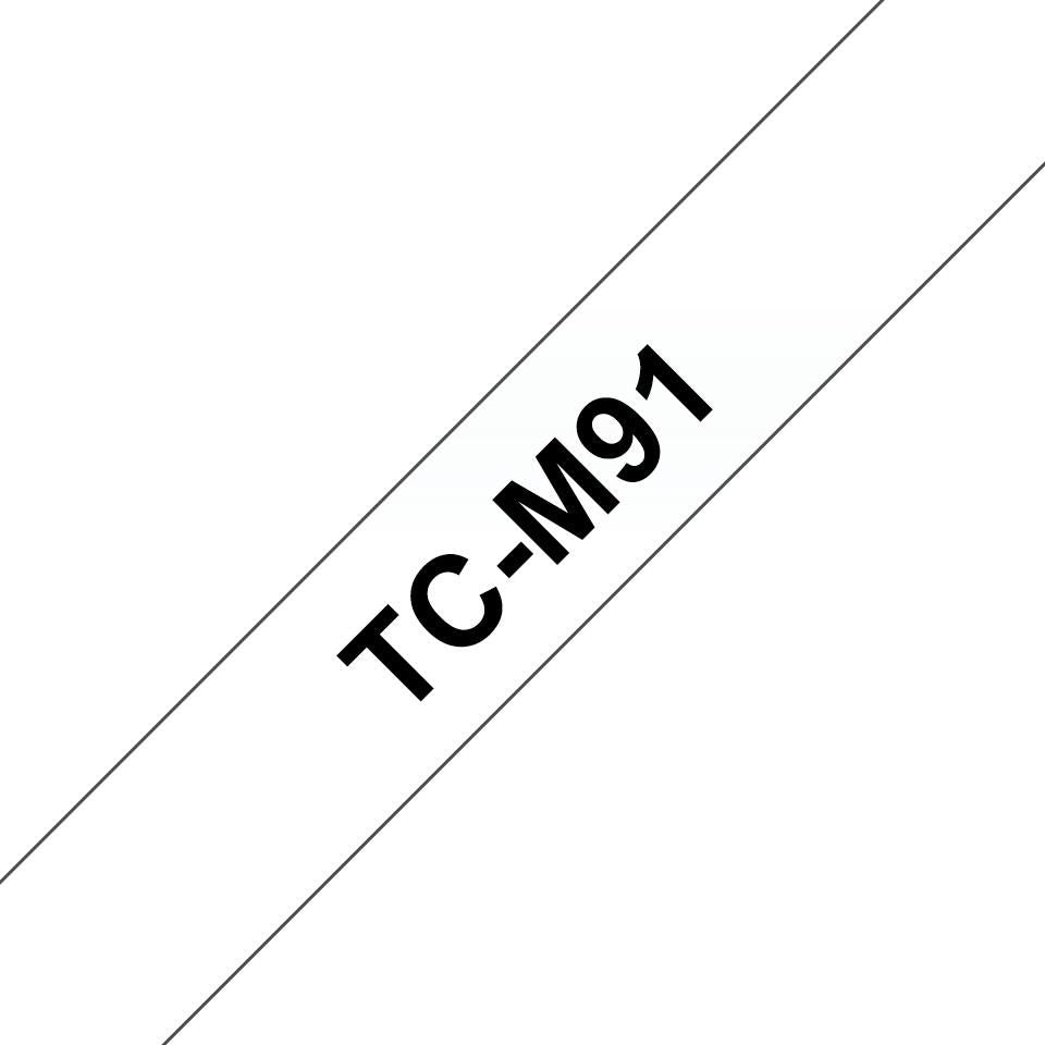 Brother Tape Black on Clear Matt 9mm 9mm Labelling Tape, 1 pc(s), TC, Black on transparent, Brother PT2000, PT3000, PT500, PT5000, PT8E, 9 mm,