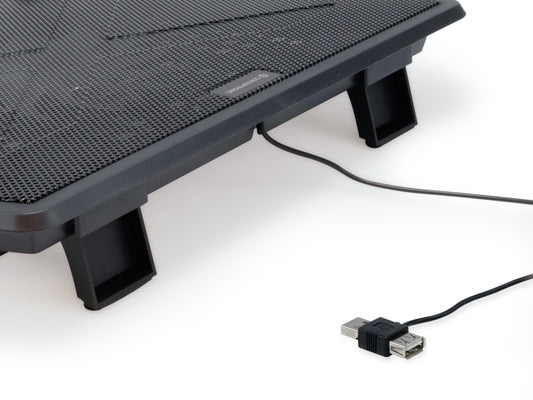 Conceptronic THANA05B notebook cooling pad 39.6 cm (15.6") Black
