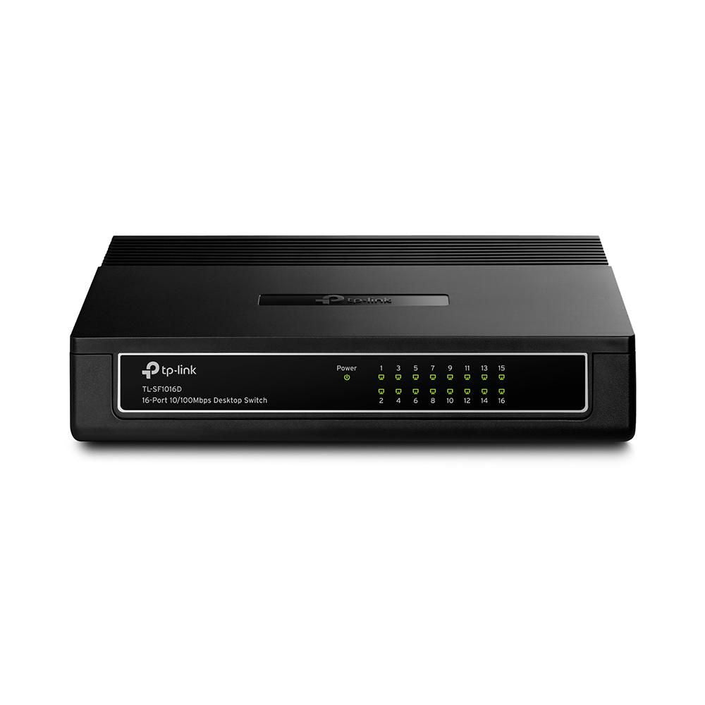TP-Link 16port 10/100 Switch, 1U rack 16-Port 10/100Mbps Desktop Switch, Unmanaged, Fast Ethernet (10/100), Full duplex