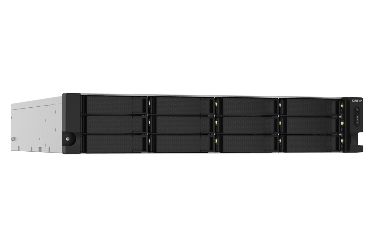 QNAP TS-1232PXU-RP NAS Rack (2U) Annapurna Labs AL324 4 GB DDR4 0 TB QNAP QTS Black