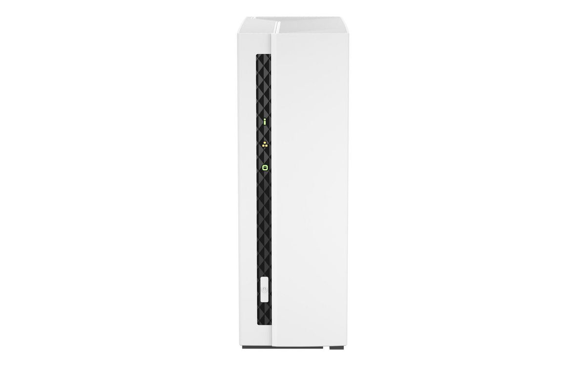 QNAP 1 bay ARM 4C 1.8GHz 1 x SATA 6Gb/s 3.5"/2.5" 2GB RAM on-board 1 x GbE 1 x USB3.2 Gen1 and 1 x USB2.0
