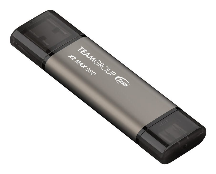 Team Group X2 MAX 2 TB USB Type-A / USB Type-C 3.2 Gen 2 (3.1 Gen 2) Grey