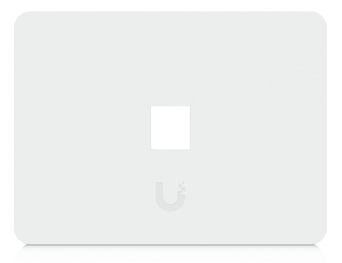 Ubiquiti Universal keystone wall plate with paintable cover for a clean, customizable finish. 1P