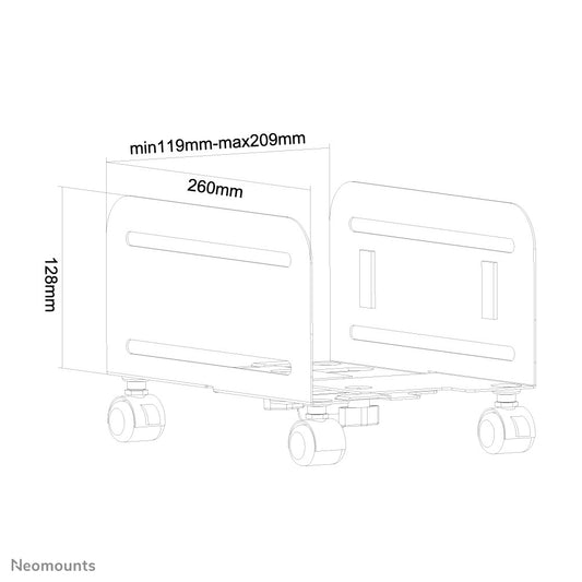 Neomounts CPU-M100BLACK CPU holder - max 10 kg - universal