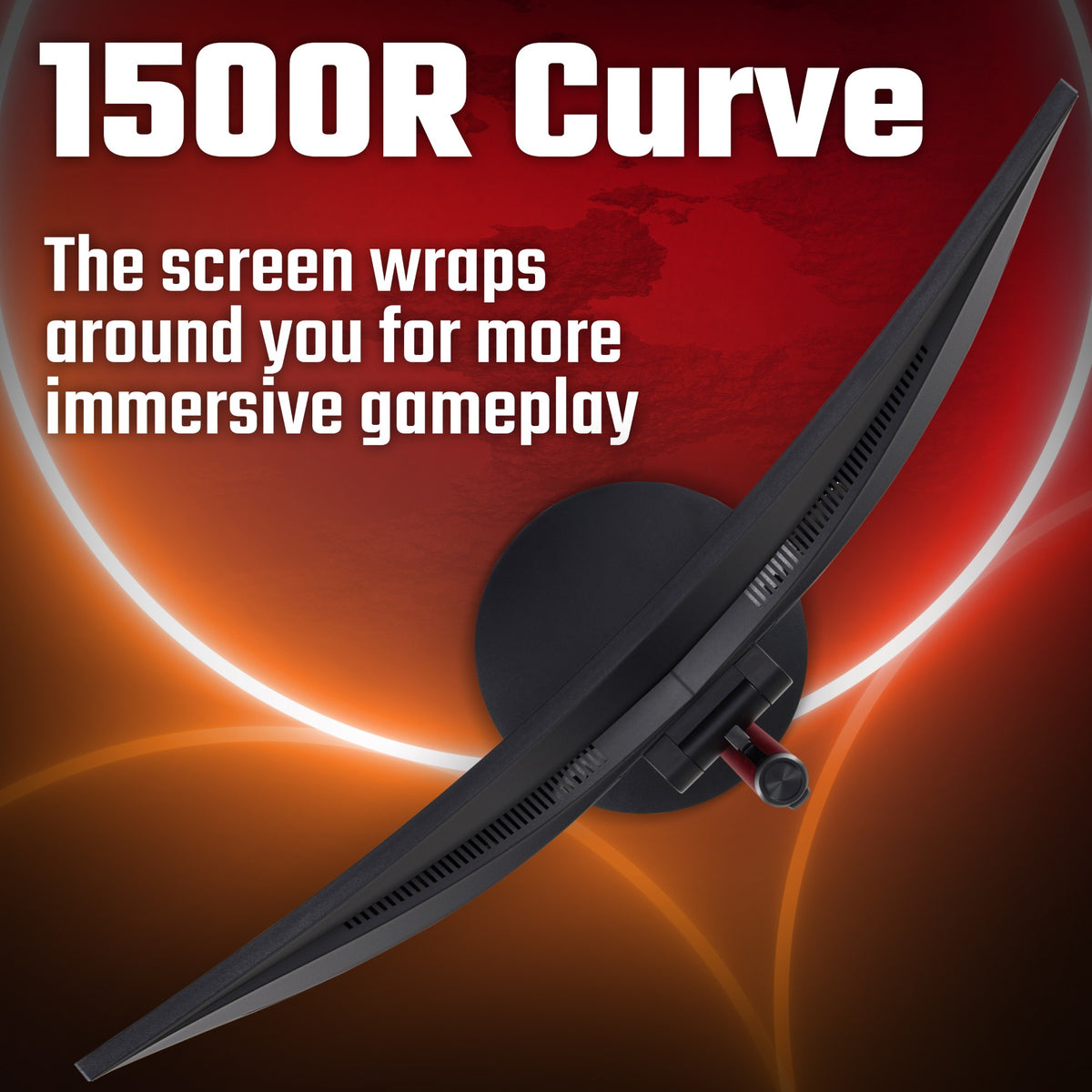 Acer NITRO XZ2 Nitro XZ272S3 curved gaming monitor - 27", 1500R, Full HD, 180Hz, 1ms, FreeSync Premium, DisplayHDR 400, HDMI & DP
