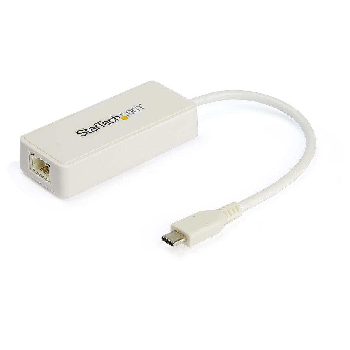 StarTech.com Usb C To Gigabit Ethernet Adapter W/Usb A Port - White 1Gbps Nic Usb 3.0/Usb 3.1 Type C Network Adapter - 1Gbe Usb-C Rj45/Lan Tb3