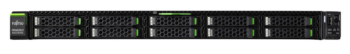 Fujitsu PRIMERGY RX2530M5 GO 5217 PRIMERGY RX2530 M5, 3 GHz, 5217, 16 GB, DDR4-SDRAM, 450 W, Rack (1U)