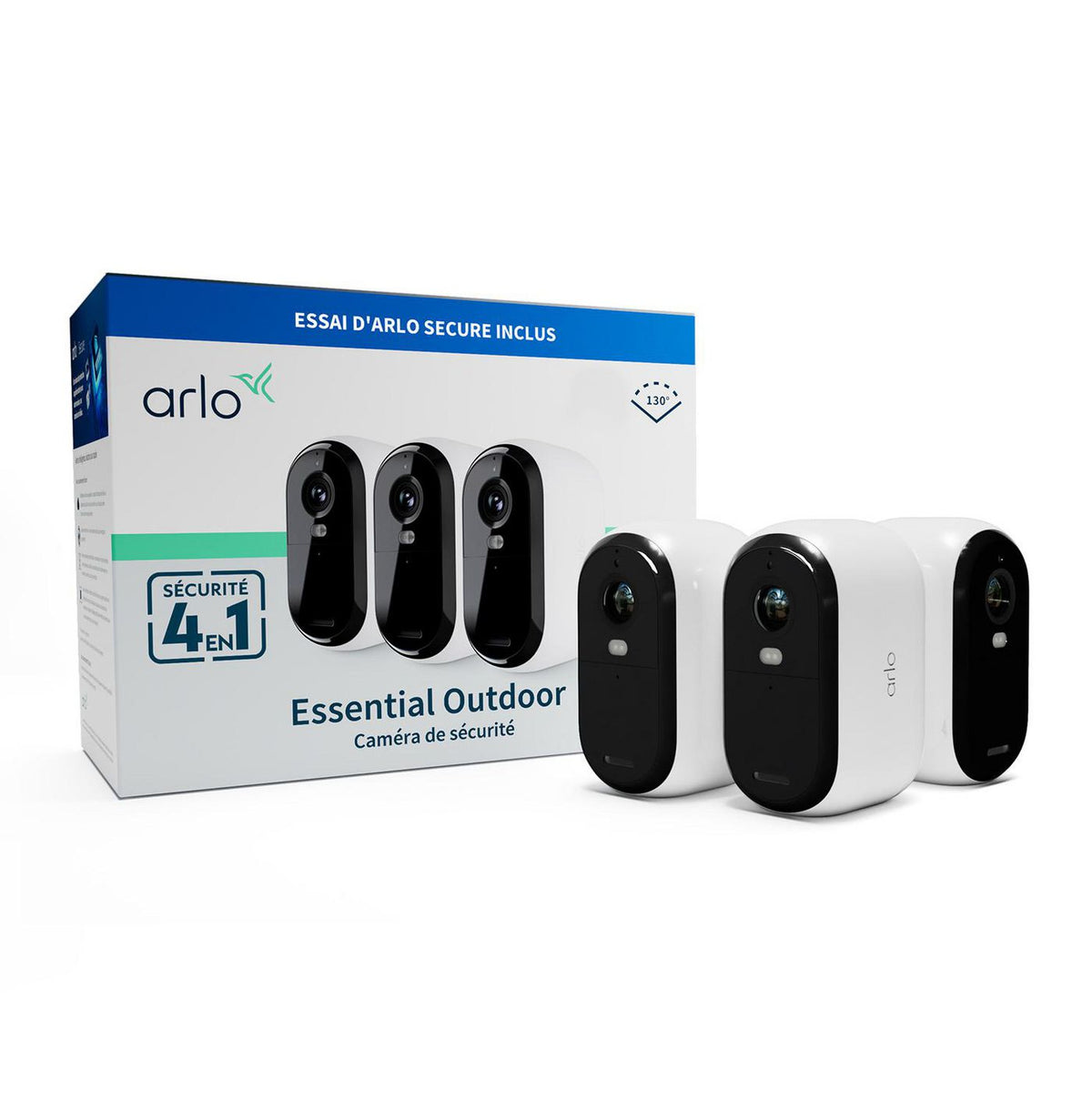 Arlo Pro 3 Bullet Ip Security Camera Indoor & Outdoor 2560 X 1440 Pixels Ceiling/Wall