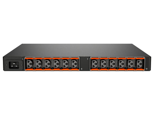 Vertiv Geist MUU5M1R5-12CF17-2C20A9H00-S power distribution unit (PDU) 12 AC outlet(s) 0U Black