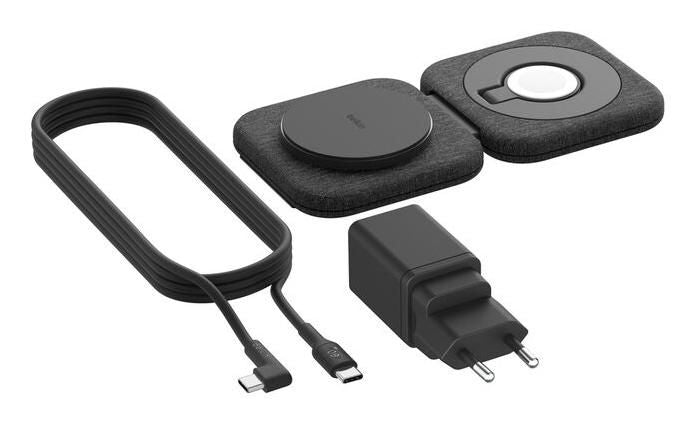 Belkin Boostcharge Pro Headphones, Smartphone, Smartwatch Black Ac Wireless Charging Fast Charging Indoor