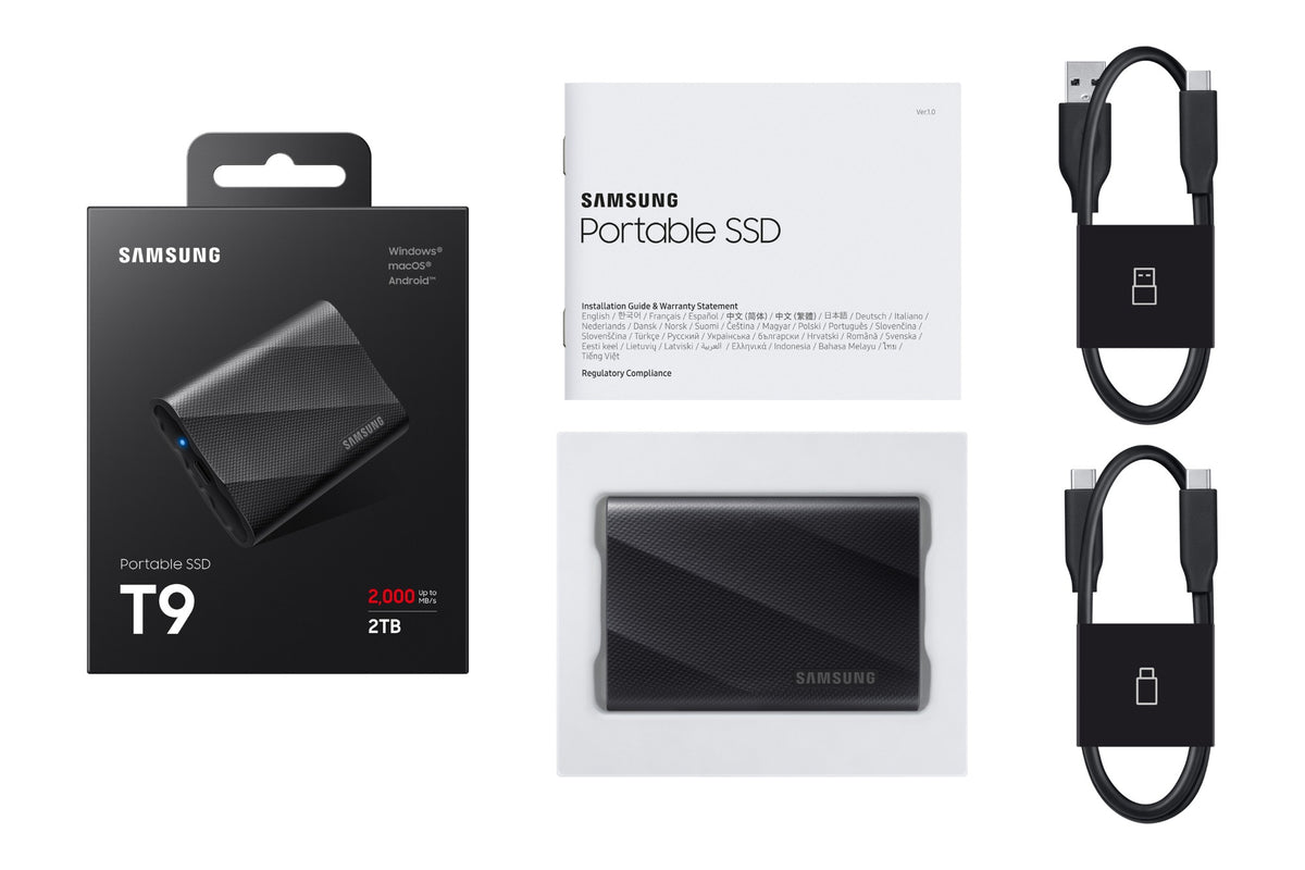 Samsung MU-PG2T0B 2 TB USB Type-C USB 3.2 Gen 2x2 Black
