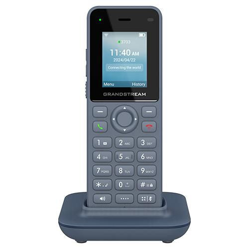 Grandstream WIFI-Handset Wireless VoIP phone With Blutooth Interface IEEE 802.11a/b/g/n/ac/ax (Wi-Fi) 3-way call capability SIP 2 lines