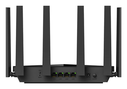 Cudy WR11000 wireless router 2.5 Gigabit Ethernet Tri-band (2.4 GHz / 5 GHz / 6 GHz) Black