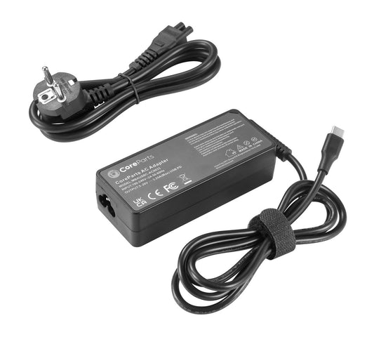 CoreParts MBXUSBC-AC0033 power adapter/inverter Indoor 65 W Black