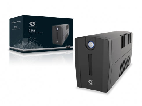 Conceptronic ZEUS 850VA 480W UPS, IEC socket