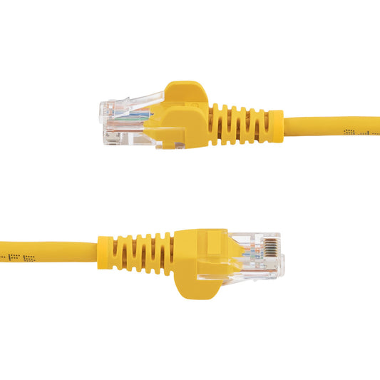 StarTech.com Cat5e Ethernet Patch Cable with Snagless RJ45 Connectors - 0.5 m, Yellow