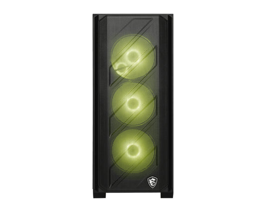 MSI MAG FORGE 330R AIRFLOW computer case Midi Tower Black, Transparent