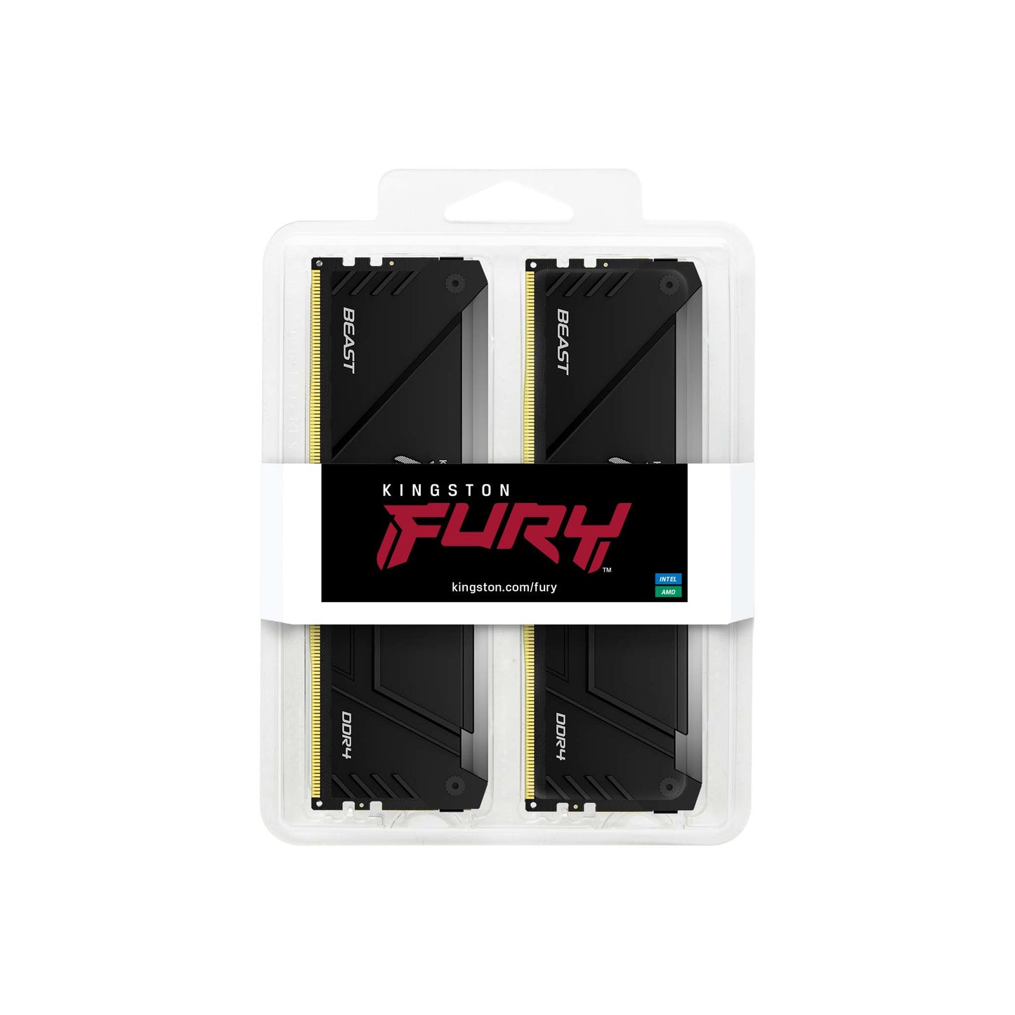 Kingston Technology FURY Beast 16GB 3200MT/s DDR4 CL16 DIMM (Kit of 2) RGB