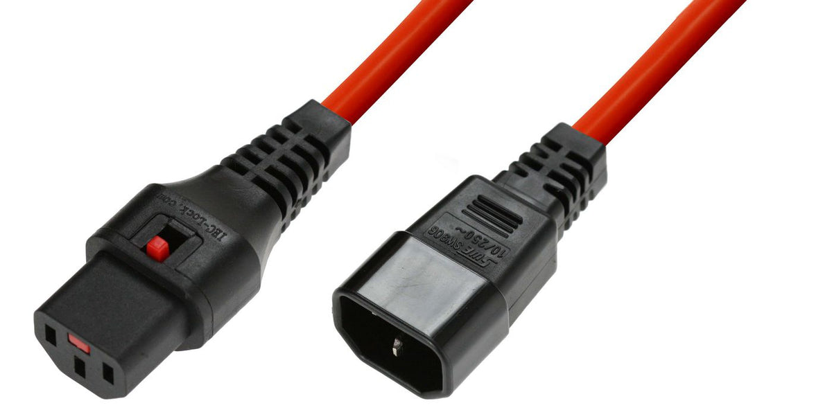 Microconnect MC-C13C14LOCK-1.5M power cable Black C13 coupler C14 coupler