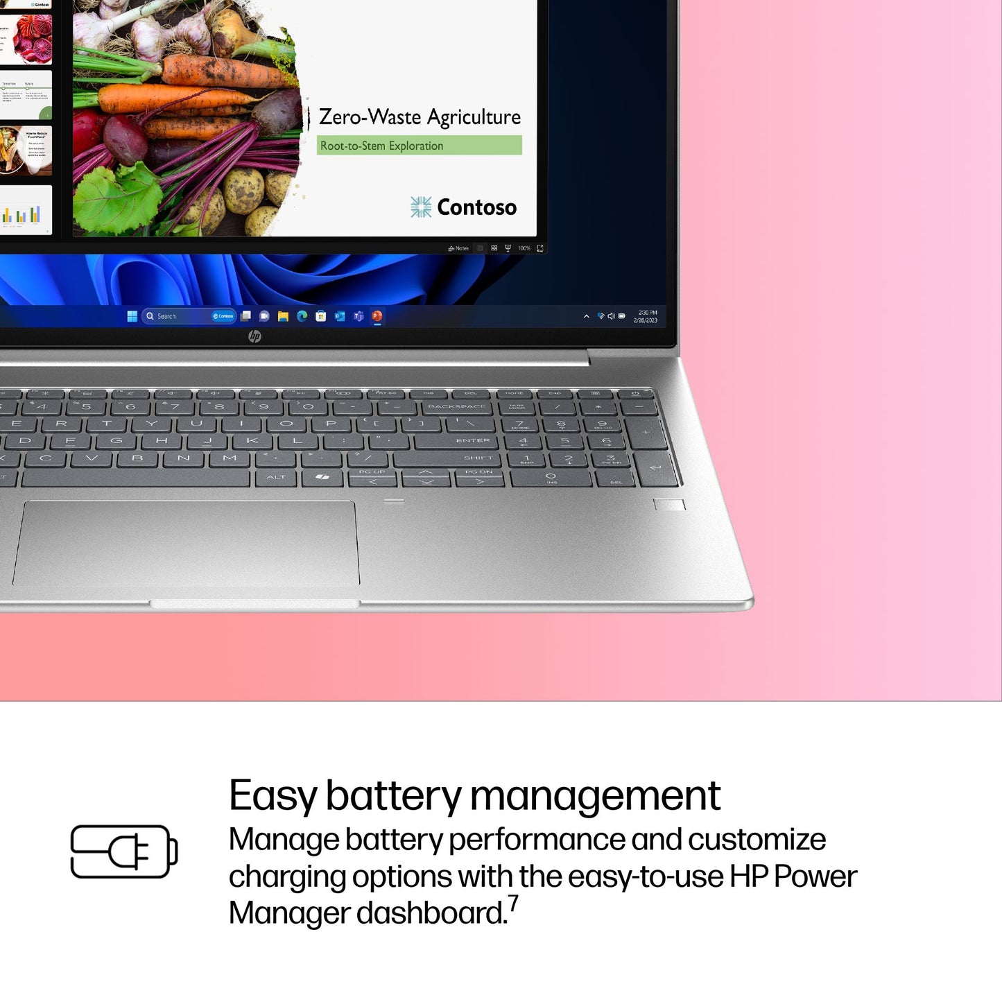 HP ProBook 4 G1iR Intel Core 5 120U Laptop 40.6 cm (16") WUXGA 8 GB DDR5-SDRAM 256 GB SSD Wi-Fi 6E (802.11ax) Windows 11 Pro Silver