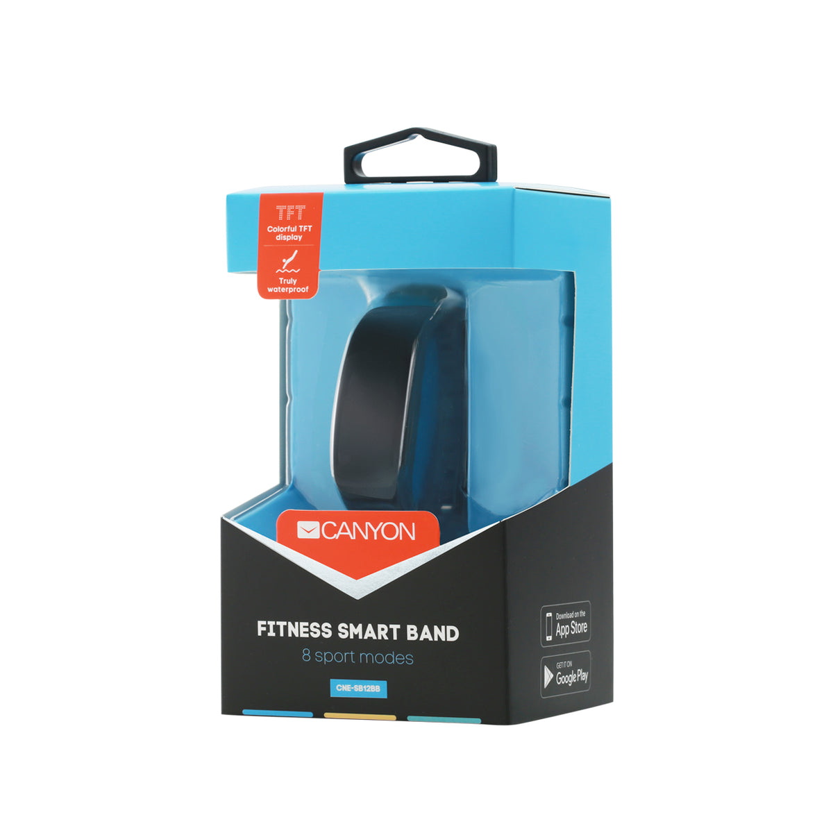 Canyon CNE-SB12BB activity tracker TFT Waist belt activity tracker 2.44 cm (0.96") IP68 Black