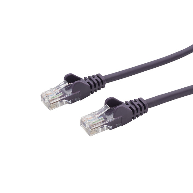 connektgear 3m RJ45 CAT5e UTP Stranded Flush Moulded Network Cable - 24AWG - Purple