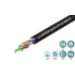 Lanview LVN122149 networking cable Black 305 m Cat5e U/UTP (UTP) Round