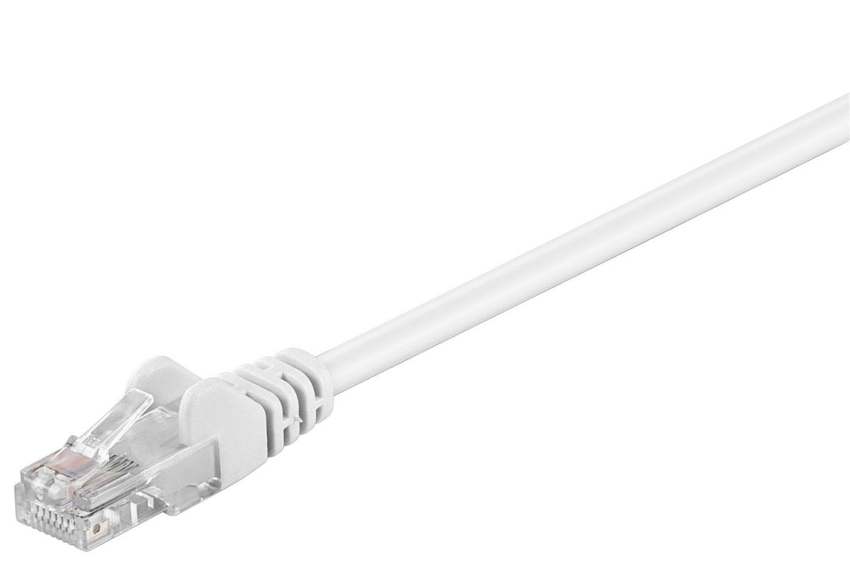 Microconnect B-UTP510W networking cable White 10 m Cat5e U/UTP (UTP) Round