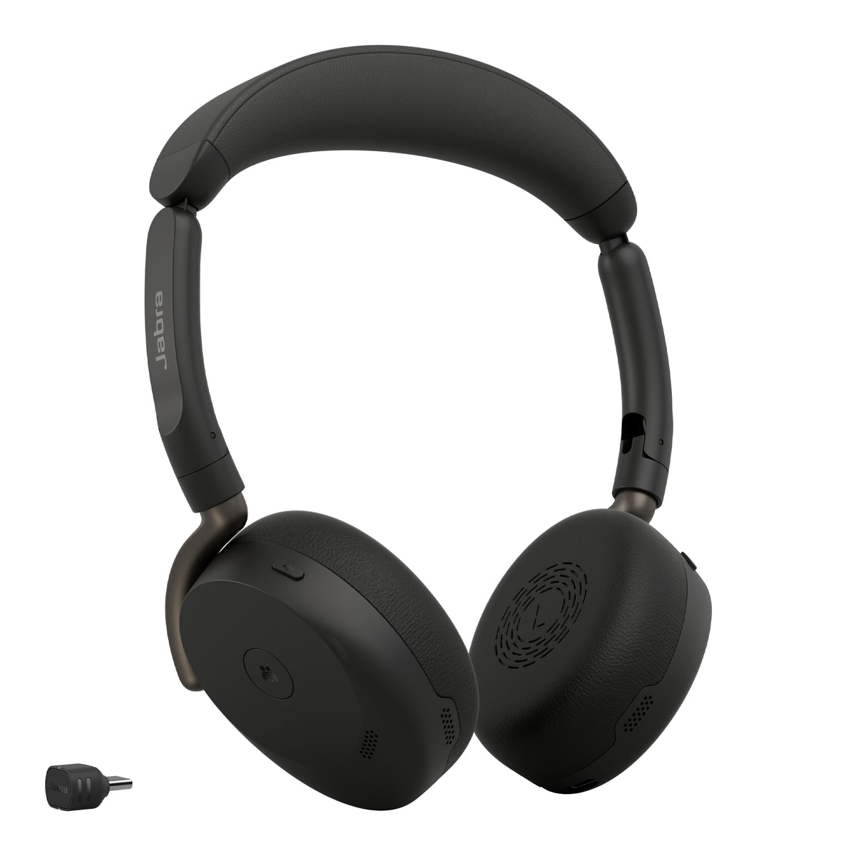 Jabra Evolve3 65 Flex MS - USB-C with Dongle - Black (Wireless Charging Pad)