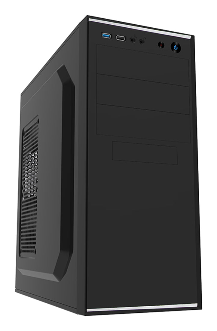 CiT JETSTREAM-SILVER computer case Midi Tower Black, Silver 500 W