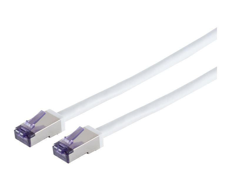 Lanview LVN-CAT6A-FLEX-50CMWH networking cable White 0.5 m S/FTP (S-STP) Round