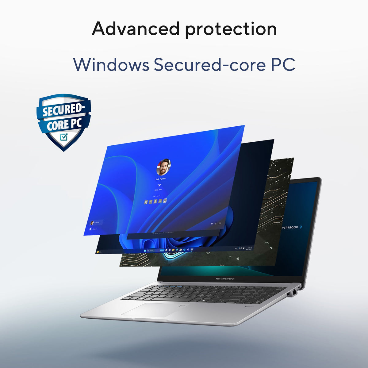 ASUS ExpertBook P1 P1503CV-582X Intel Core 5 210H Laptop 39.6 cm (15.6") Full HD 8 GB DDR5-SDRAM 256 GB SSD Wi-Fi 6 (802.11ax) Windows 11 Pro Grey