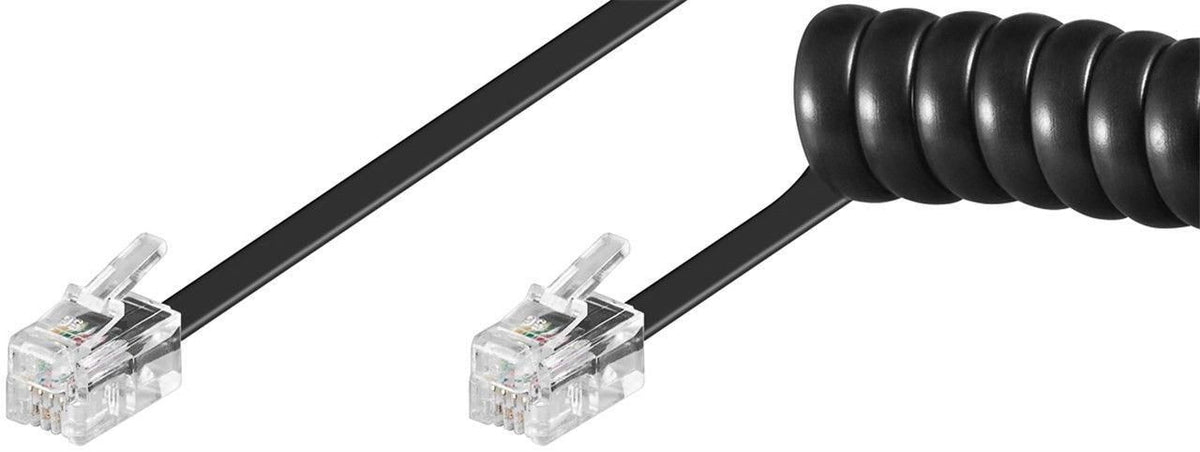 Microconnect MPK10200 telephone cable 2 m Black
