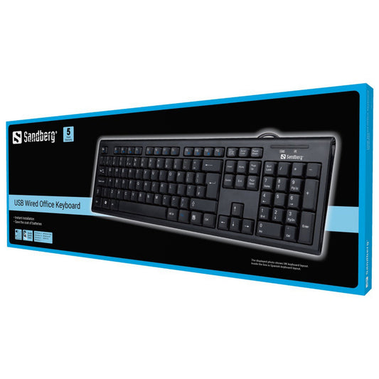 Sandberg USB Wired Office Keyboard ES
