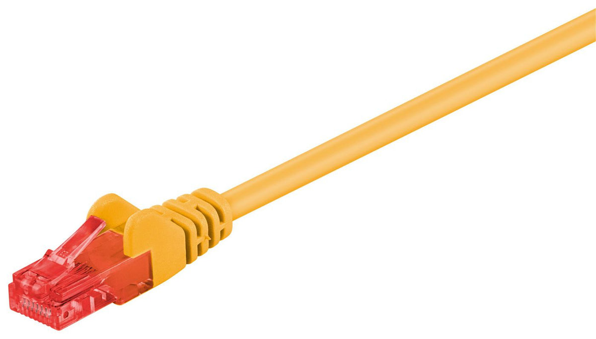 Microconnect B-UTP6005Y networking cable Yellow 0.5 m Cat6 U/UTP (UTP) Round