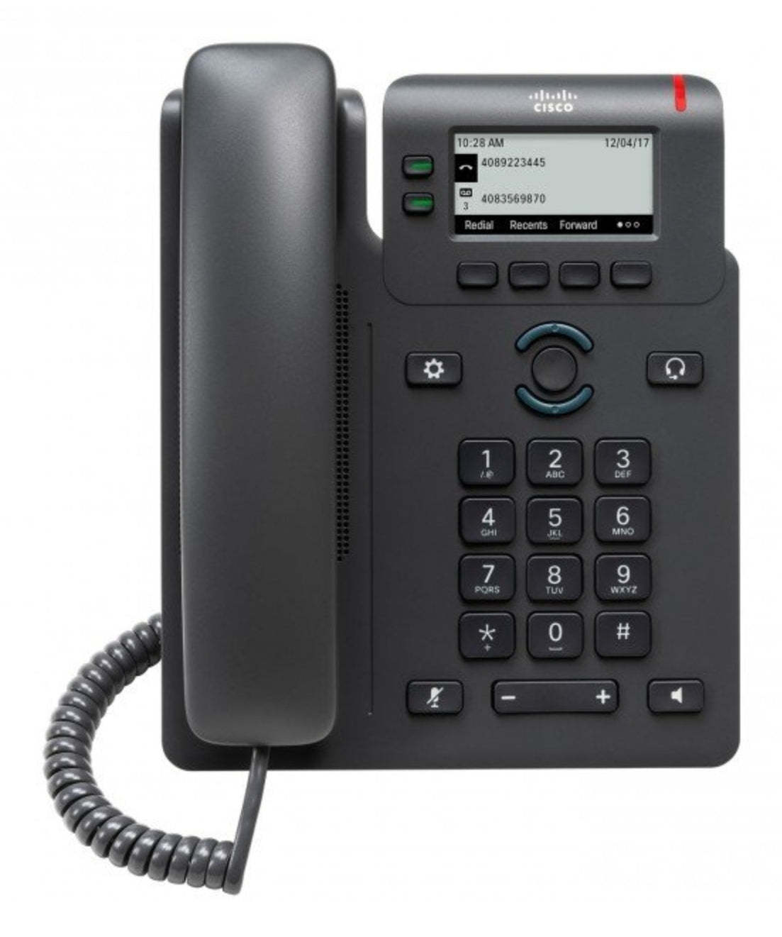 Cisco 6821 IP phone Black 2 lines Networking