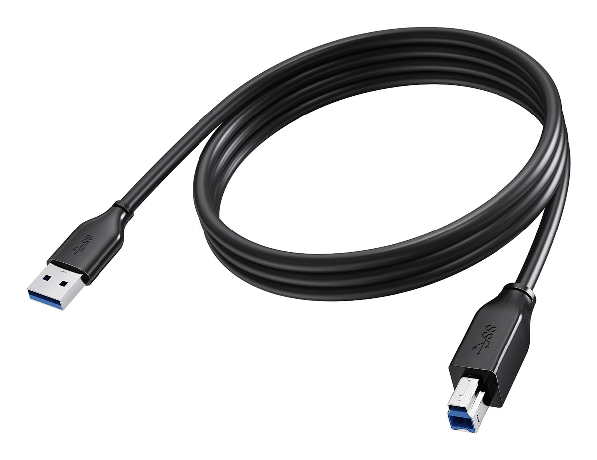 Vision TC 2MUSB3.0/BL USB cable USB 3.2 Gen 1 (3.1 Gen 1) 2 m USB A USB B Black