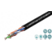 Lanview LVN122151 networking cable Black 305 m Cat6 U/UTP (UTP)