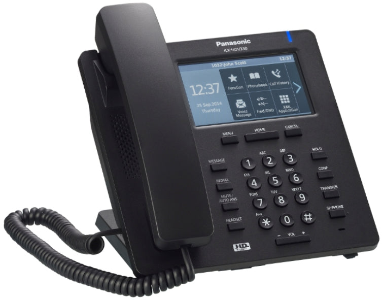 Panasonic KX-HDV330 IP phone Black 12 lines TFT
