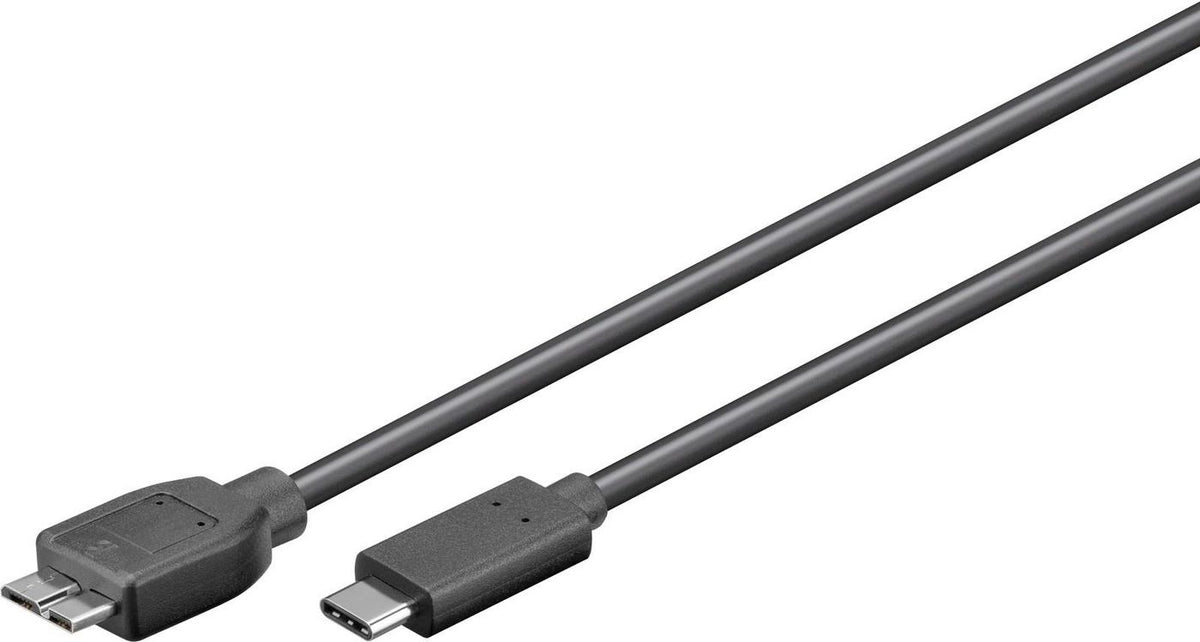 Microconnect USB3.1CAMIB3.06 USB cable USB 3.2 Gen 2 (3.1 Gen 2) 0.6 m USB C Micro-USB B Black