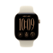 Apple Watch Series 12 GPS 46mm Light Gold Aluminium Case with Sand Sport Band - M/L
