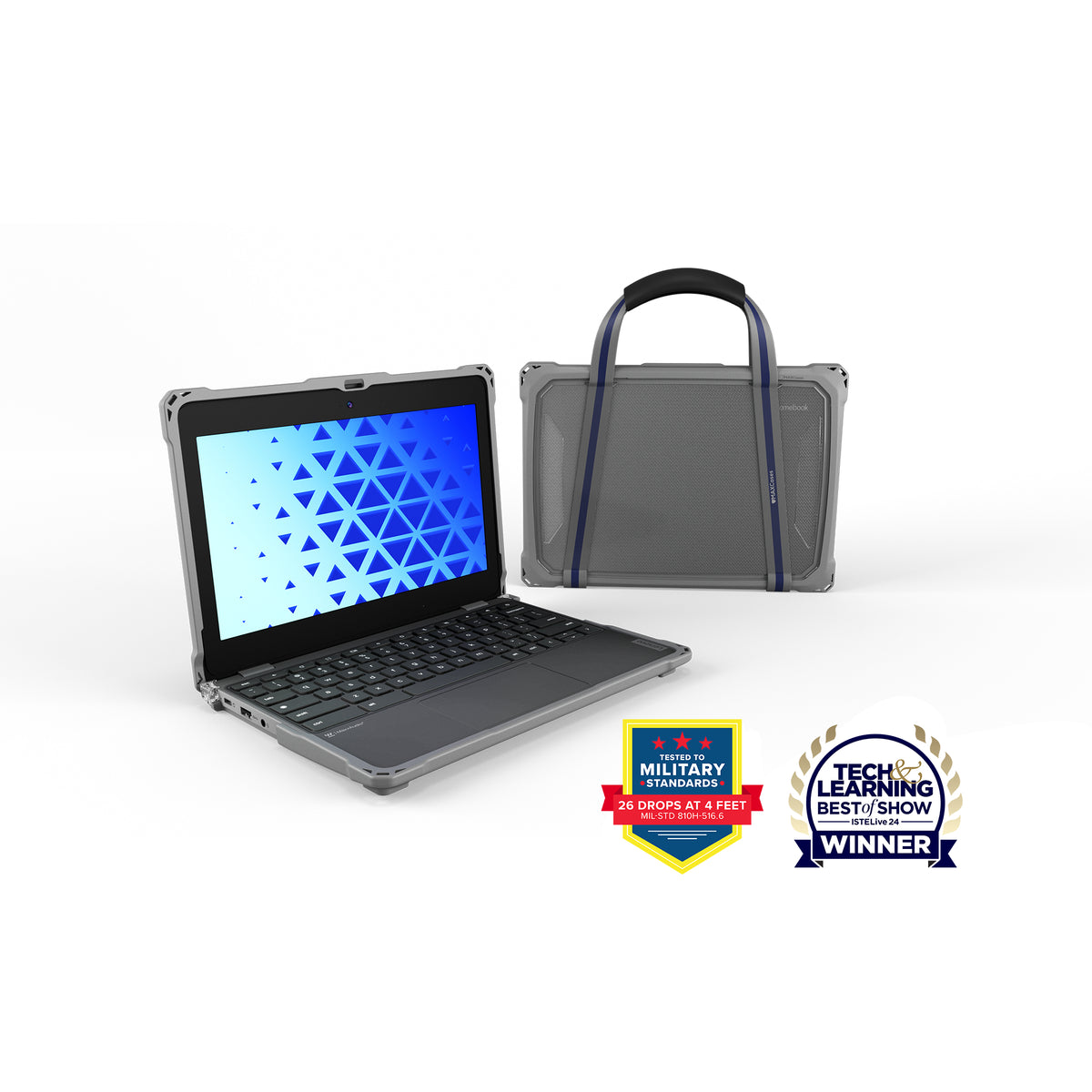 MAXCases Extreme Shell-F3 for Asus Models CR1204CG/FG & BR1204FG/CR1104FG 12.2" (Gray)