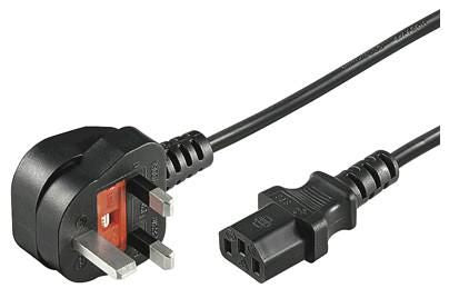 Microconnect PE090430 power cable Black 3 m Power plug type G C13 coupler