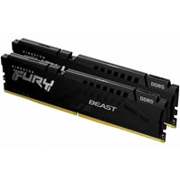 Kingston Technology FURY Beast 64GB 6000MT/s DDR5 CL36 DIMM (Kit of 2) Black