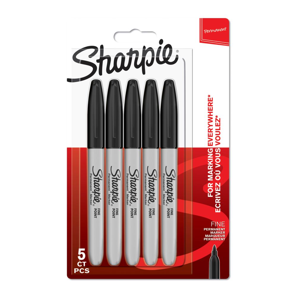 Sharpie PERMANENT MARKER FINE BLK P5