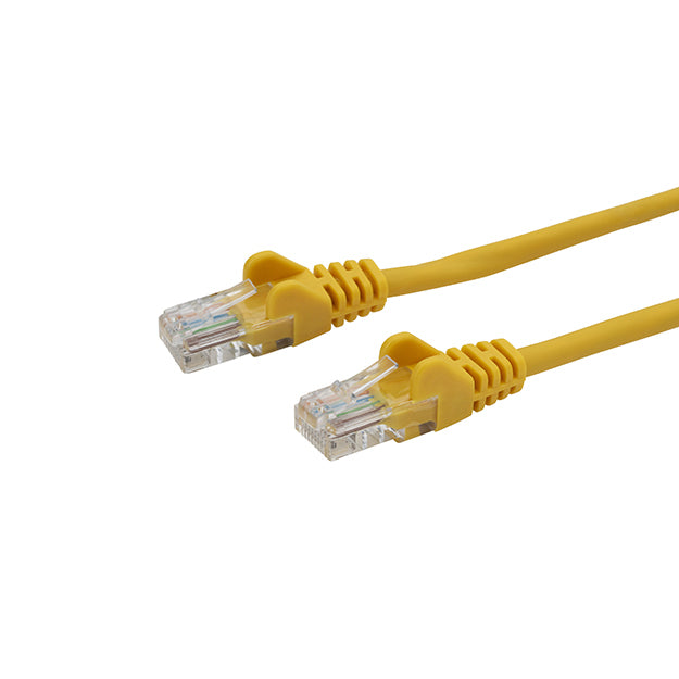 connektgear 25m RJ45 CAT6 UTP Stranded Flush Moulded LS0H Network Cable - 24AWG - Yellow