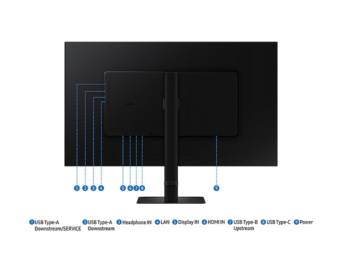 Samsung LS27D800UAU computer monitor 68.6 cm (27") 3840 x 2160 pixels 4K Ultra HD Black