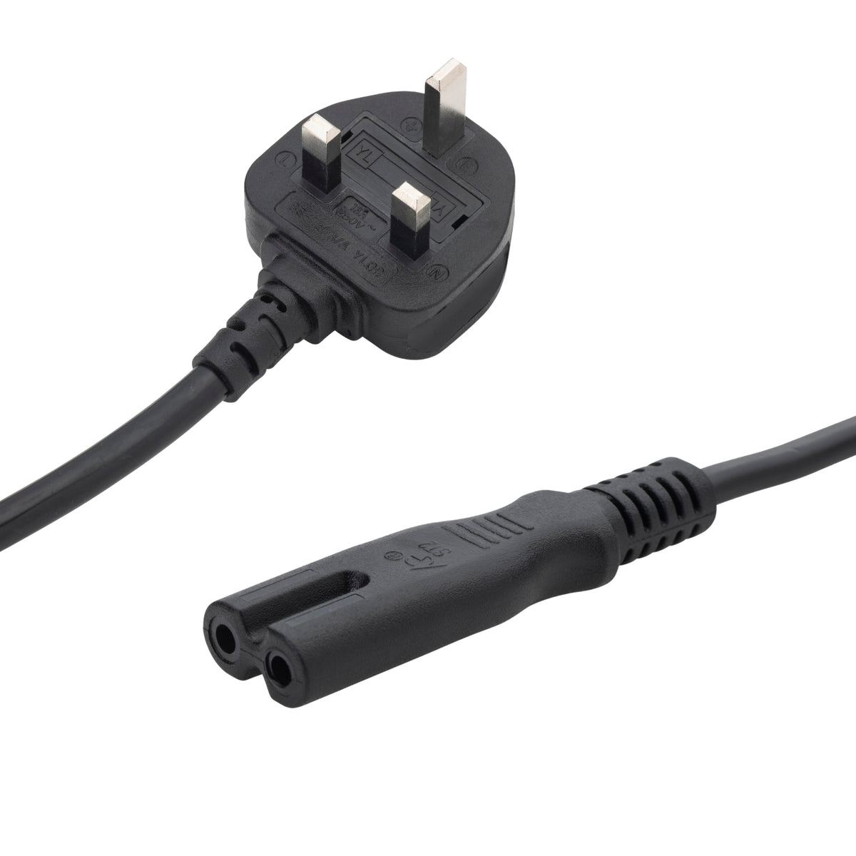 connektgear 3m UK Mains Power Cable - UK Plug to C7 (Figure 8) Socket